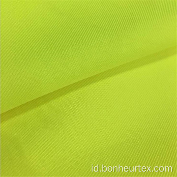 Visibilitas Tinggi Polyester Twill Gabardine Fabric